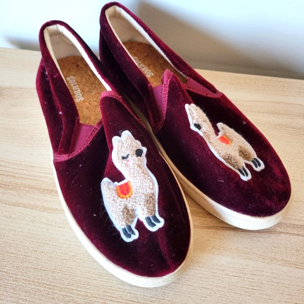 Soludos Llama Velvet Shoes